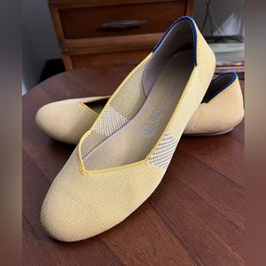 Rothy’s flats sunshine yellow size 9.5